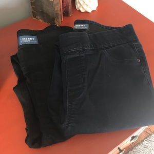 NWOT Lot of Two Sz 8 Long Old Navy Skinny Jeggings